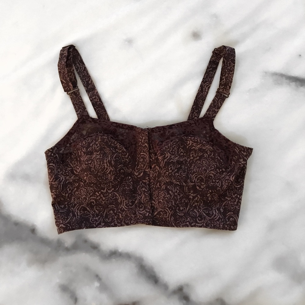 Deep purple crop top